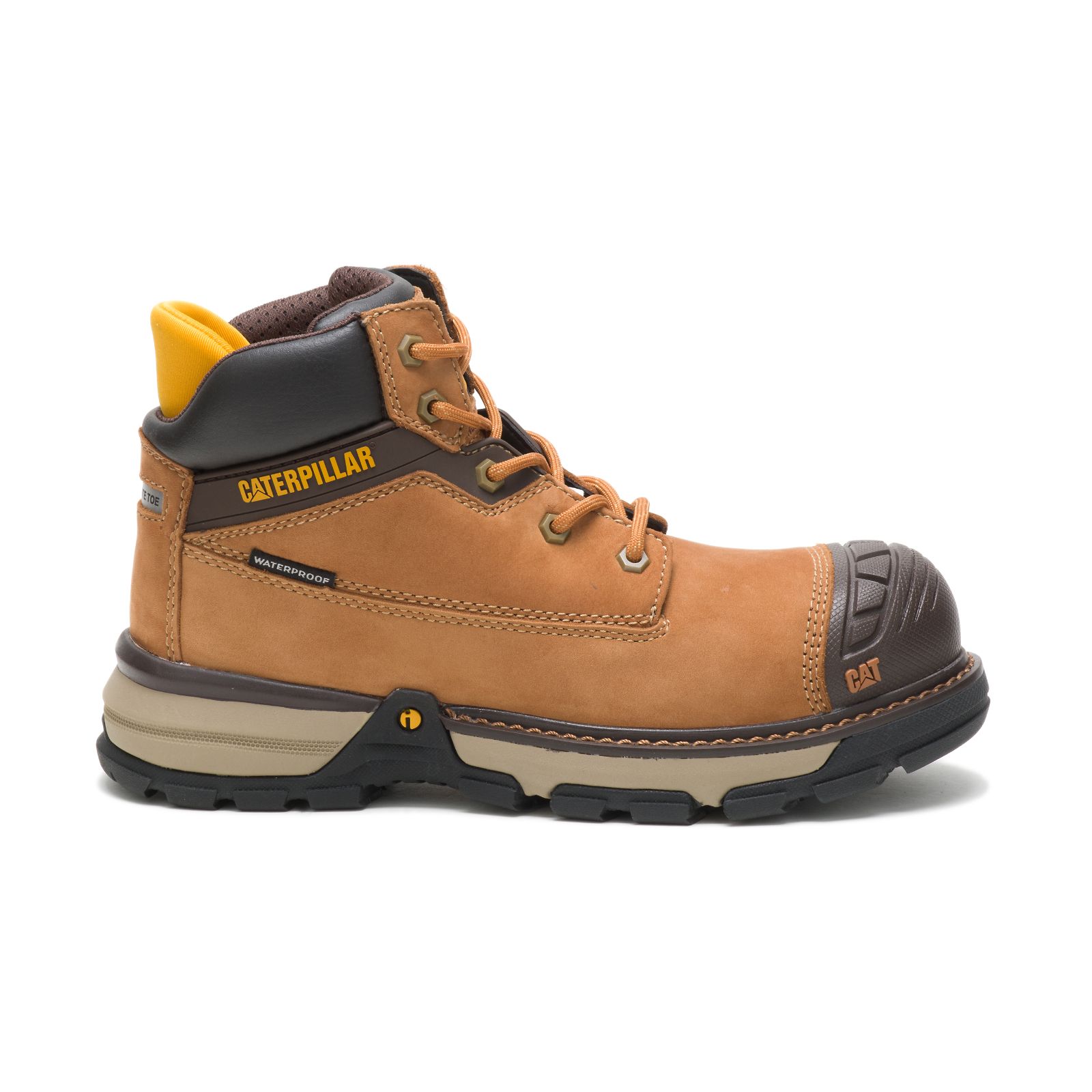 Caterpillar Excavator Superlite Waterproof Nano Toe Csa - Womens Work Boots - Brown - NZ (260PIYCHL)